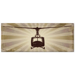 Huey Helicopter Plasma Cut Sign