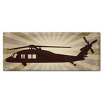 H-60 Helicopter Sign