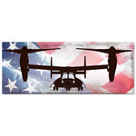 V22 Osprey American Flag Plasma Cut Sign