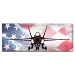 FA18 Hornet American Flag Plasma Cut Sign