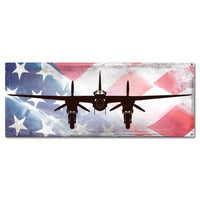 Mosquito DH 98 American Flag Plasma Cut Sign