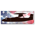 E-2 Hawkeye American Flag Plasma Cut Sign