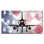 A-4F Seahawk American Flag Plasma Cut Sign