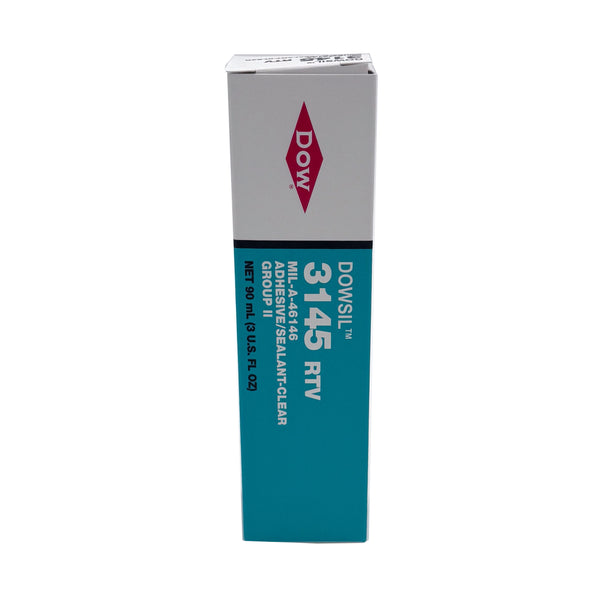 DOWSIL™ 3145 RTV Adhesive Sealant, 3 oz clear tube standing in box