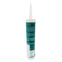 DOWSIL™ 737 Neutral Cure Sealant 10.1 oz clear cartridge - high-performance RTV adhesive back view with product details