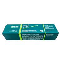 DOWSIL™ 737 Neutral Cure Sealant 3 oz box showing front and side views - RTV adhesive sealant packaging details