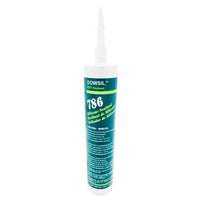 DOWSIL™ 786 Silicone Sealant, white 300mL tube, mildew-resistant silicone sealant for nonporous surfaces | Front of the tube