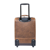 Scully - Leather Wheeled Carry-On, Back