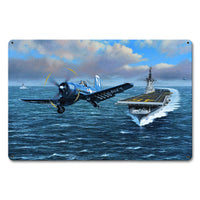 Corsair Launch Metal Sign