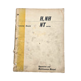 Cummins Diesels H, NH NT Series Operation and Maintenance Manual