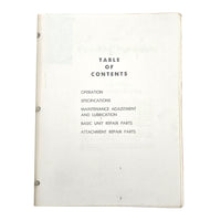 Section 2: Table of Contents