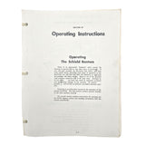 Section 3: Operating Instructions