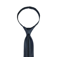 JetSeam - Premium Pilot Zipper Tie, Navy Closeup