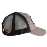 Side view of the Flight Outfitters Chart Topo Hat, showcasing its mesh back and sleek profile.