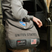 Red Canoe - NASA Shoulder Bag - Grey, Lifestyle Side