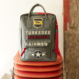 Red Canoe - Tuskegee Airmen Backpack - Grey, Front