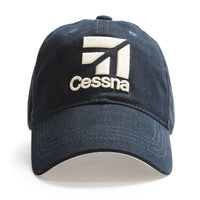 Red Canoe - Cessna 3D Logo Cap Navy, Front