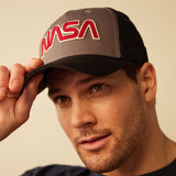 Red Canoe - NASA Trucker Cap - Black, Lifestyle Front