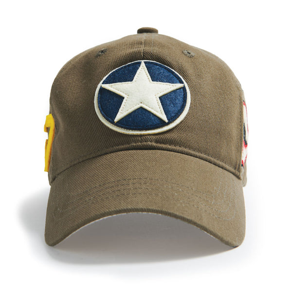 Red Canoe - P-40 Warhawk Cap Green, Front