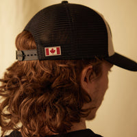 Red Canoe - Canada Mesh Back Cap - Black, Lifestyle Side