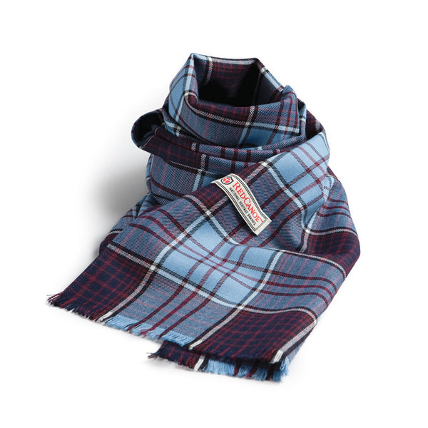 Red Canoe - Merino Wool Tartan RCAF Scarf, Front