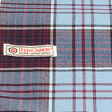 Red Canoe - Merino Wool Tartan RCAF Scarf, Side