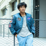 Up and Away - Adult Space Shuttle Jacket (Blue 8-Patch), Lifestyle