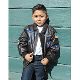 Up and Away - Toddler WWII Bomber Jacket (Brown 9-Patch), Lifestyle