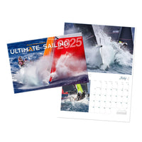 Front view and open layout of the 2025 Ultimate Sailing Calendar