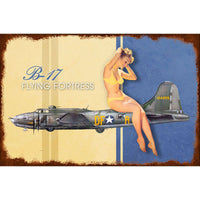 B-17 Vintage Bikini Sign