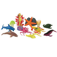 WowToyz® - Ocean Animals Large Bucket Playset 15-pc, unpacked