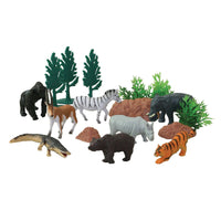 WowToyz® - Wild Animals Mini Bucket Playset - 18pc, unboxed