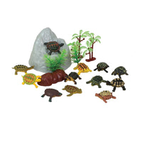 WowToyz® - Turtles & Tortoises Bucket Playset - 20 pc, unboxed