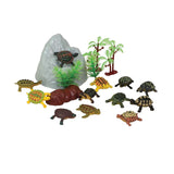 WowToyz® - Turtles & Tortoises Bucket Playset - 20 pc, unboxed