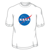 WowToyz® -  NASA Emblem T-Shirt, White