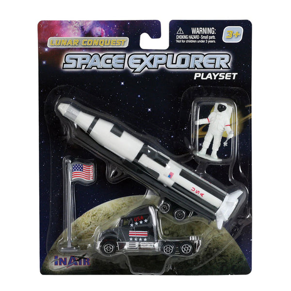 WowToyz® - Space Explorer™ Lunar Conquest Playset - Saturn V Rocket 