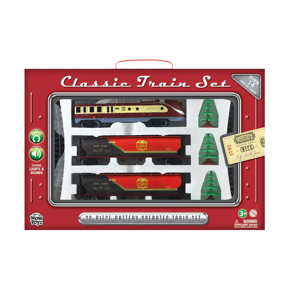 WowToyz® - Deluxe Classic Train Set, 20-pc, boxed