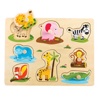 WowToyz® - Safari Animals Peg Puzzle