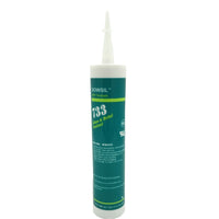 DOWSIL™ 733 Glass & Metal Sealant, white 300mL tube, versatile RTV silicone adhesive for industrial and OEM applications