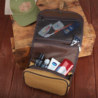 Flight Outfitters - Bush Pilot Dopp Kit Open on Crate