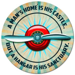 "A Man's Hangar" Sign