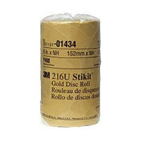 3M Stikit Gold Disc Roll, 6", P400A, 175 discs/roll | 01434