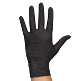 FoodHandler -Thinsense Black Nitrile Gloves, 250 gloves per box