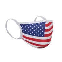 US Flag Reusable 3 Layer Cloth Face Mask