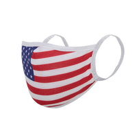 US Flag Reusable 3 Layer Cloth Face Mask