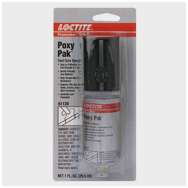 Loctite - Fixmaster Fast Cure Poxy Pak Epoxy Adhesive - 1 oz Can