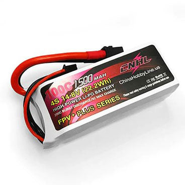 CNHL G+Plus 1500mAh 4S 14.8V 100C Lipo Battery with XT60 Plug