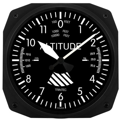 Trintec - 10'' Classic Altimeter Instrument Style Clock | 3060-10-C