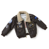 Boeing - Youth Brown Aviator Jacket