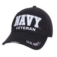 Deluxe Low Profile Military Branch Veteran Cap